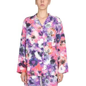 MCQ Women's Abstract Floral Print Long Sleeve Button-Up Shirt Women MULTICOLOUR